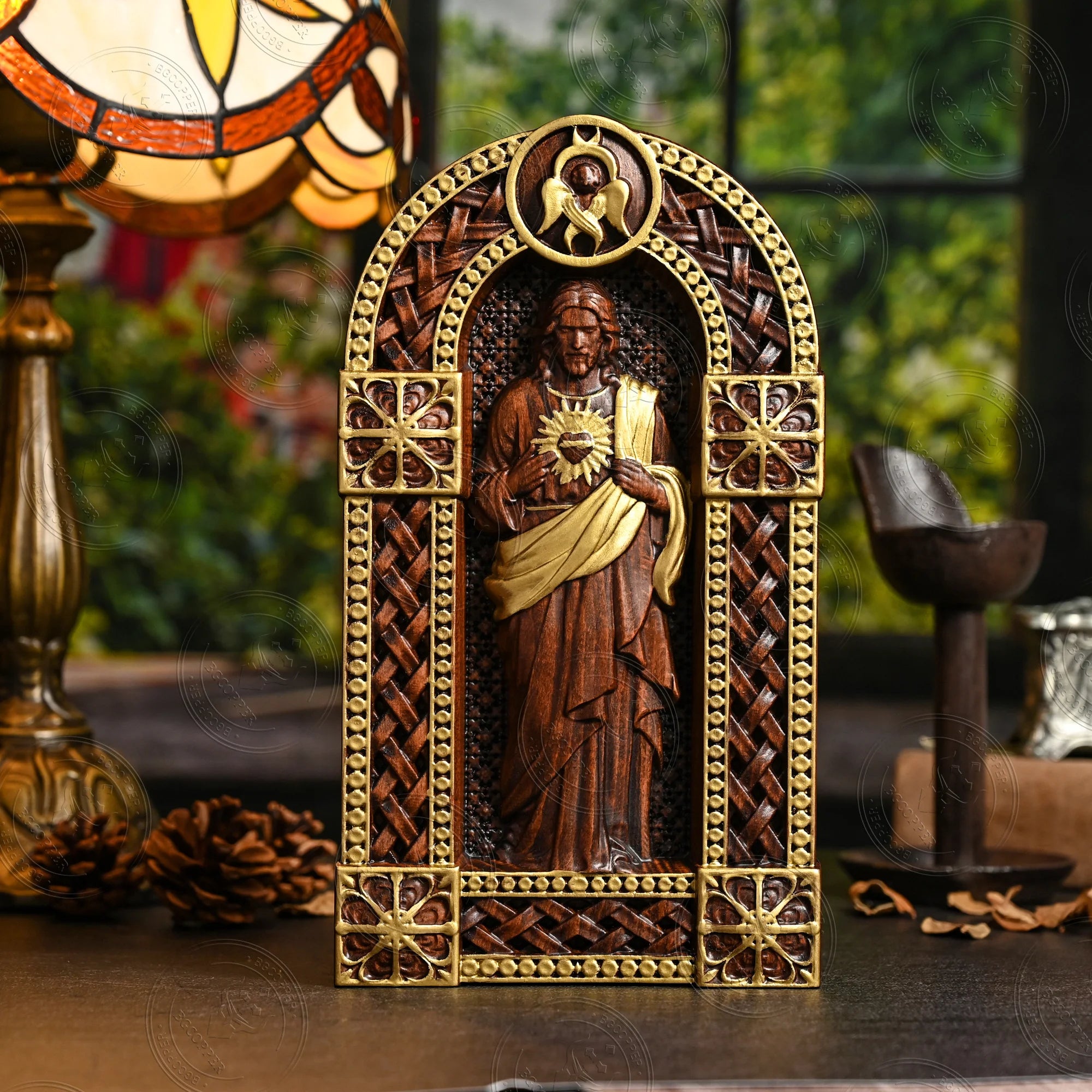 Sagrado Coração de Jesus em Madeira - Sagrado Tesouro