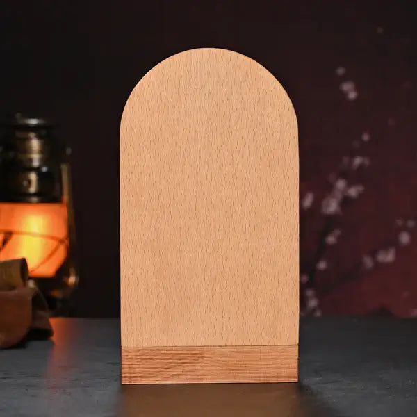 Castiçal de Madeira Nossa Senhora de Guadalupe - Sagrado tesouro