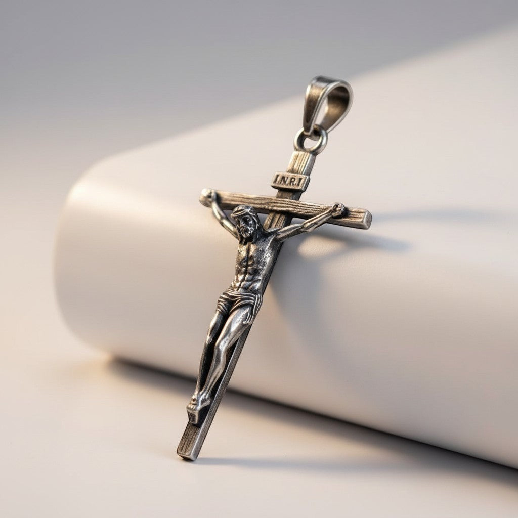 Colar Jesus Cristo Crucificado Sagrado Tesouro