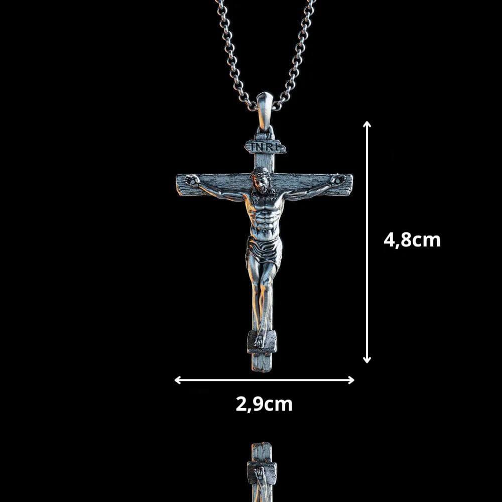 Colar Crucifixo Jesus Cristo - A Crucificação - Sagrado Tesouro