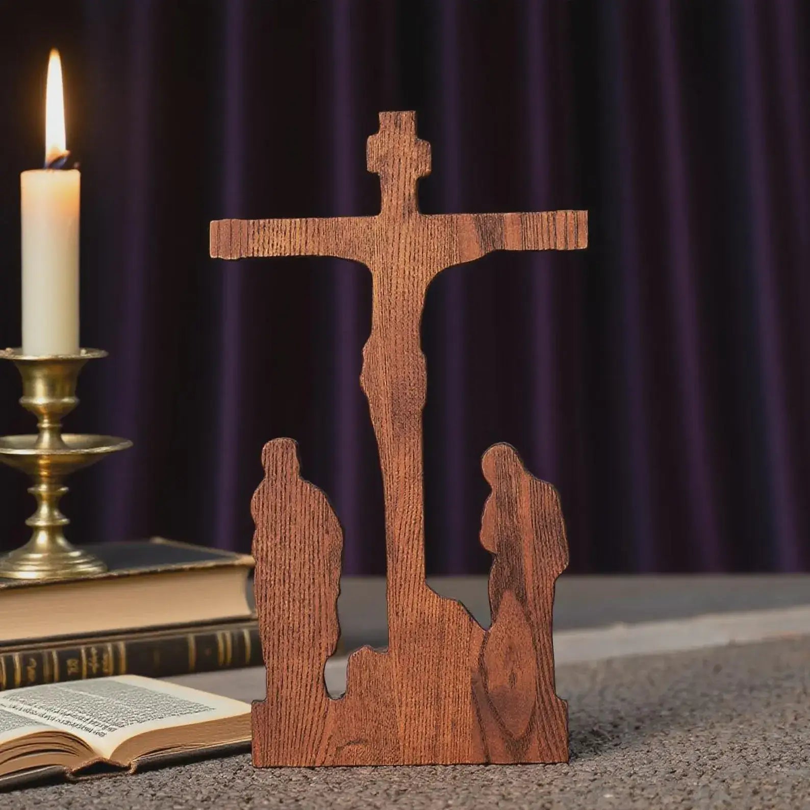 Crucifixo de Madeira - Sagrado Tesouro