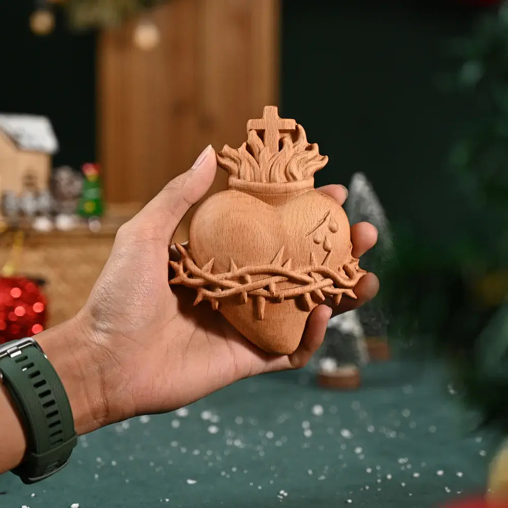 Sagrado Coração de Jesus em Madeira - Sagrado Tesouro