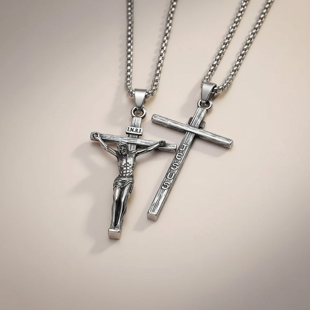 Colar Jesus Cristo Crucificado Sagrado Tesouro