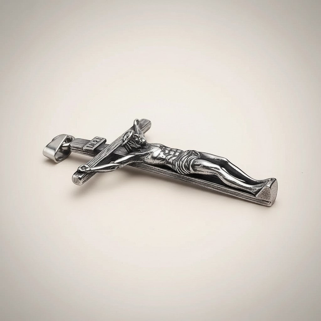 Colar Jesus Cristo Crucificado Sagrado Tesouro