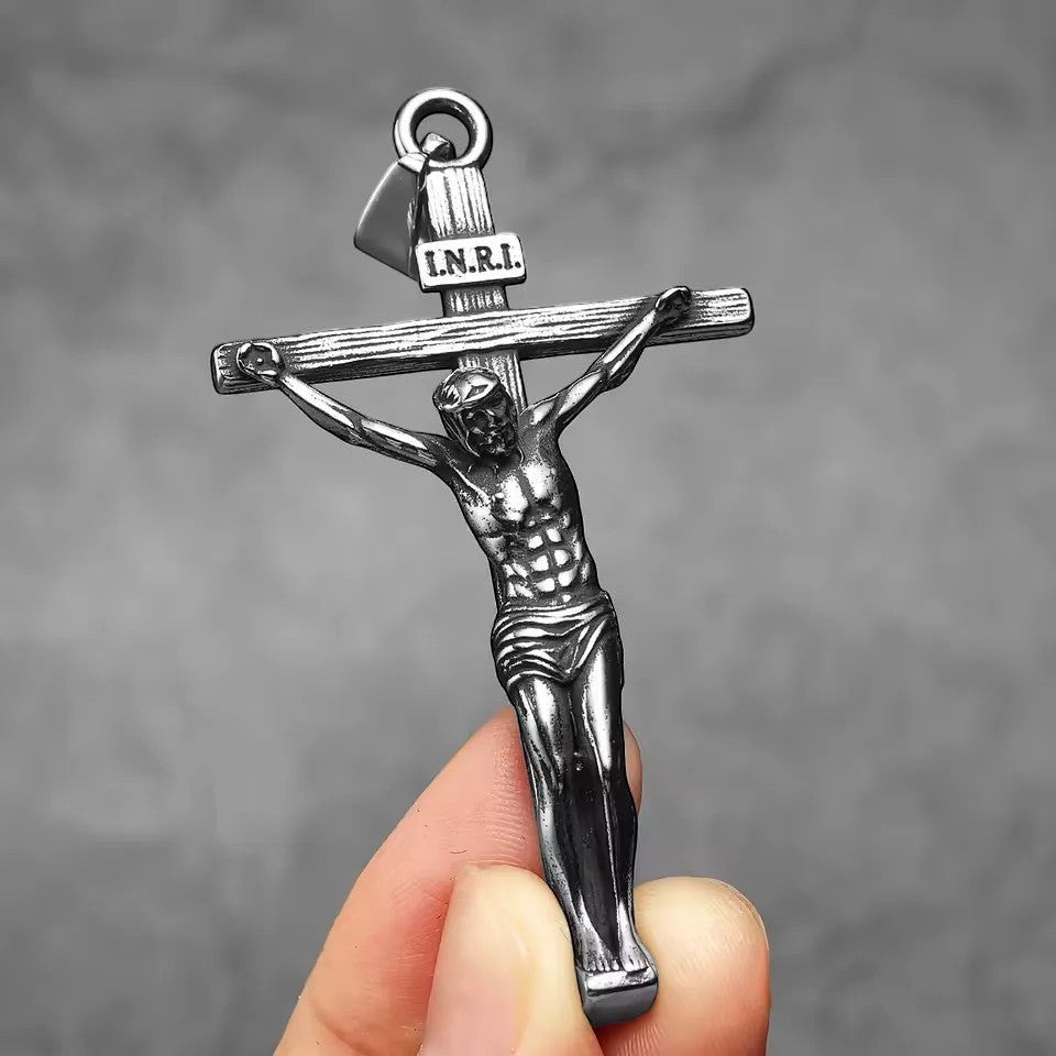 Colar Jesus Cristo Crucificado Sagrado Tesouro