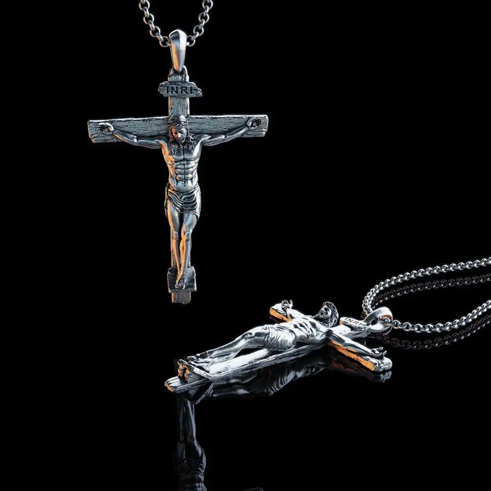 Colar Crucifixo Jesus Cristo - A Crucificação - Sagrado Tesouro