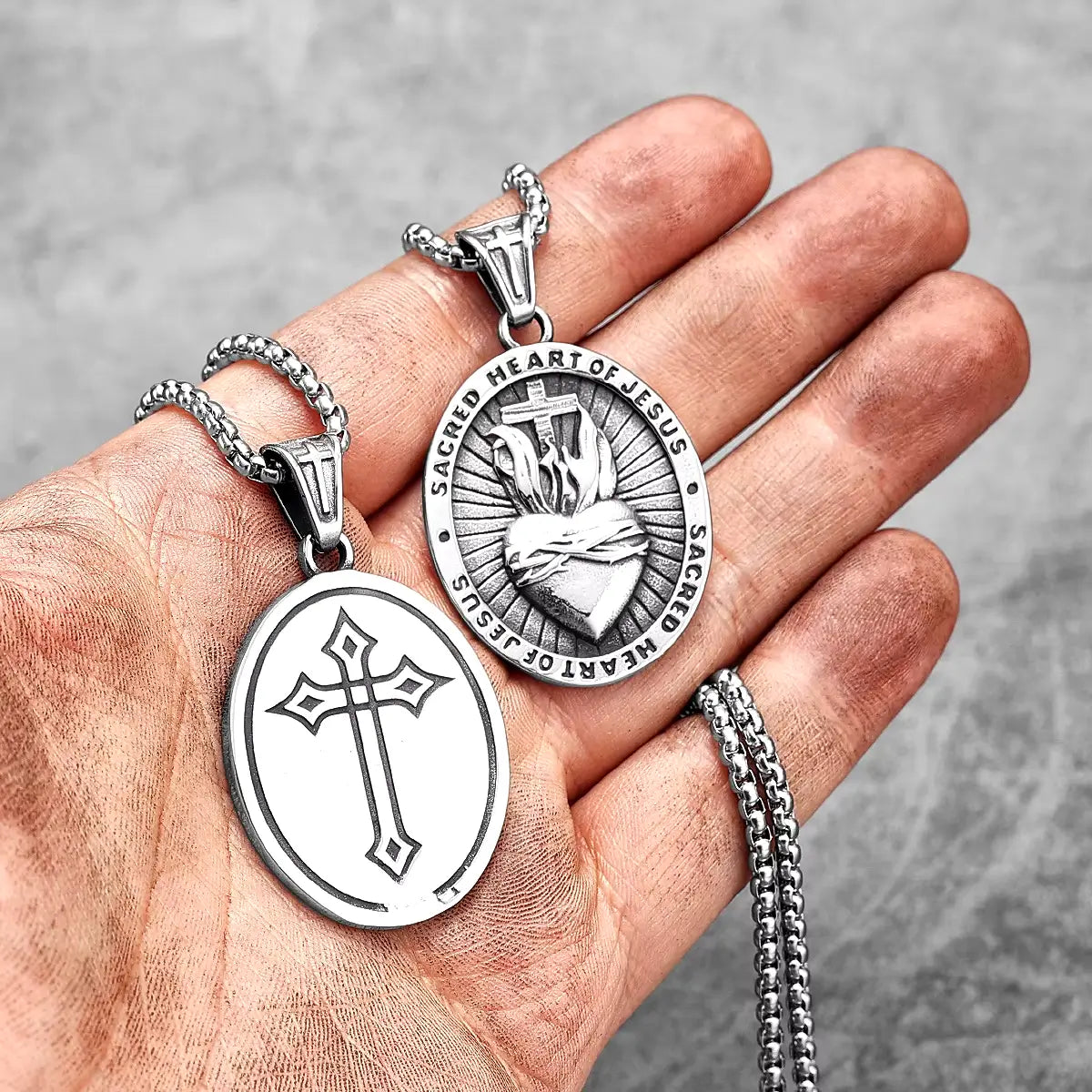 Colar Sagrado Coração de Jesus - Sagrado Tesouro