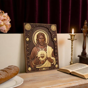 Sagrado Coração de Jesus em Madeira - Sagrado Tesouro