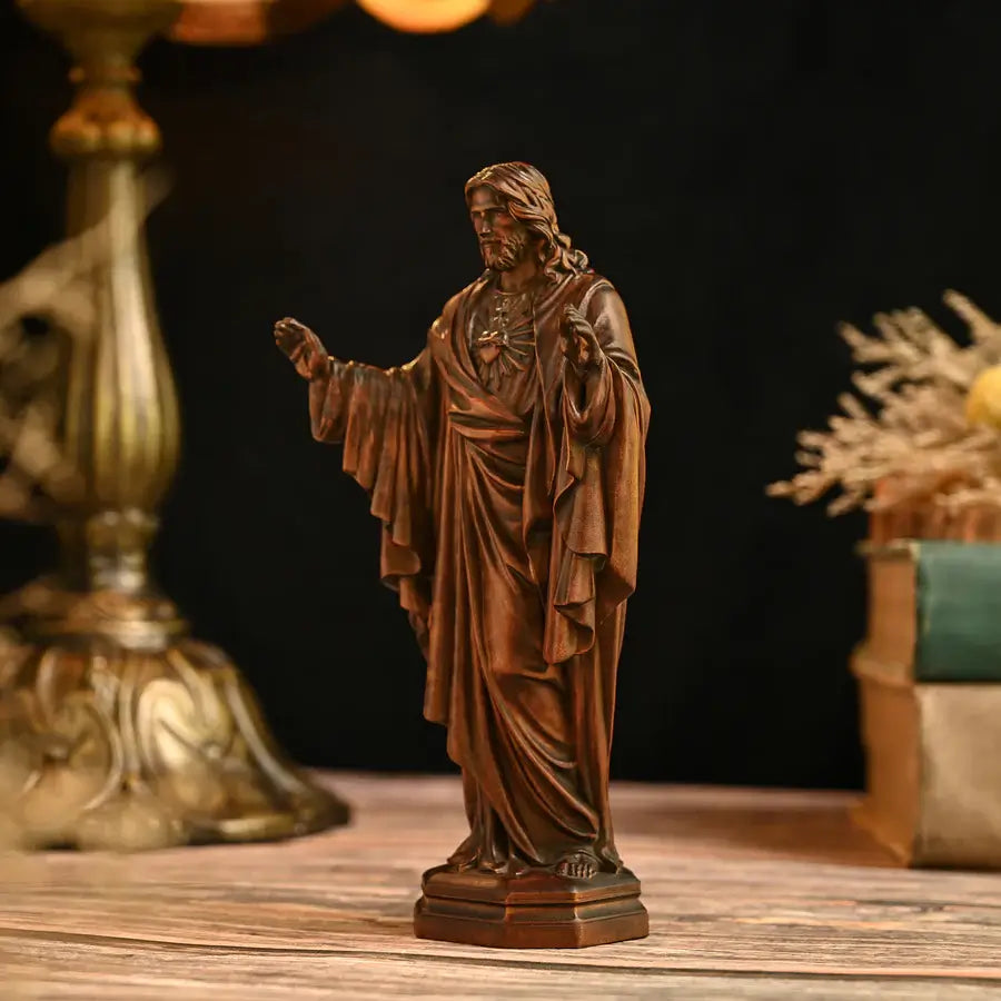 Sagrado Coração de Jesus em Madeira - Sagrado Tesouro