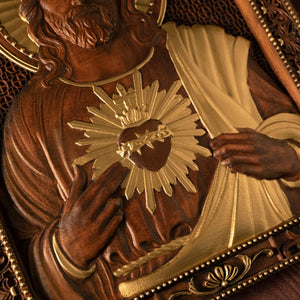 Sagrado Coração de Jesus em Madeira - Sagrado Tesouro
