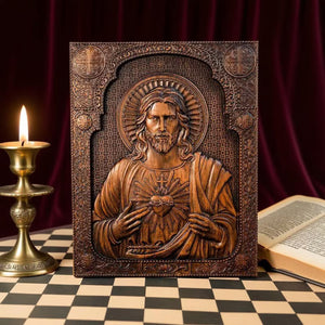 Sagrado Coração de Jesus em Madeira - Sagrado Tesouro