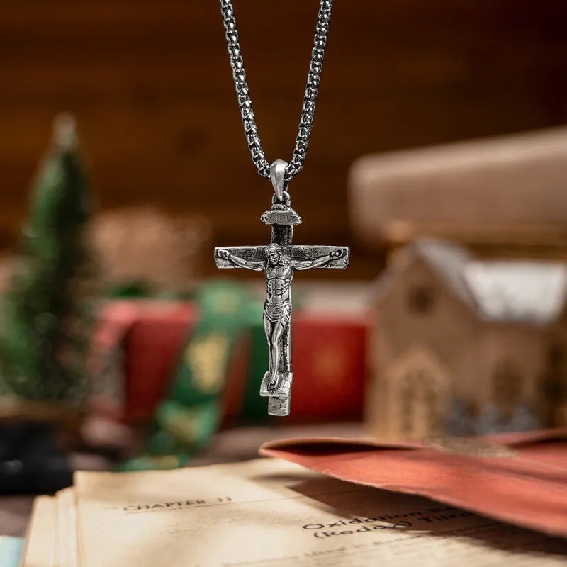 Colar Crucifixo Jesus Cristo - A Crucificação